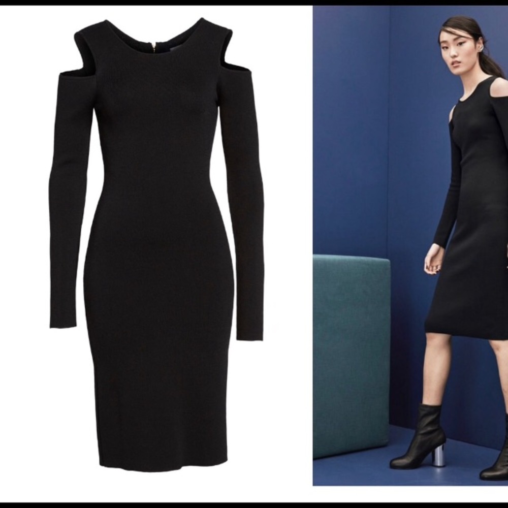 Eliza J Cold Shoulder Dress